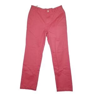 Vineyard Vines Club Pants Chino Flat Front 30x32 Nantucket Red Preppy Golf